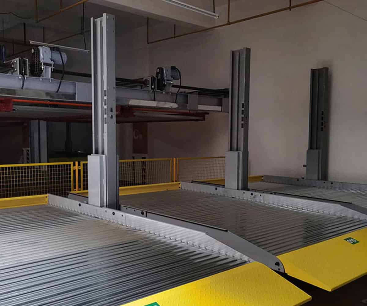 冊(cè)亨PSH升降橫移立體車位安裝