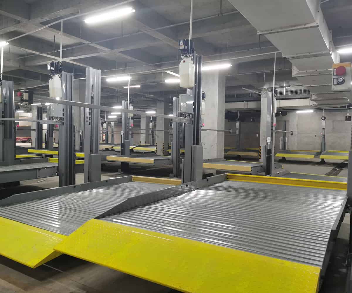 大方2層機(jī)械式停車庫(kù)回收