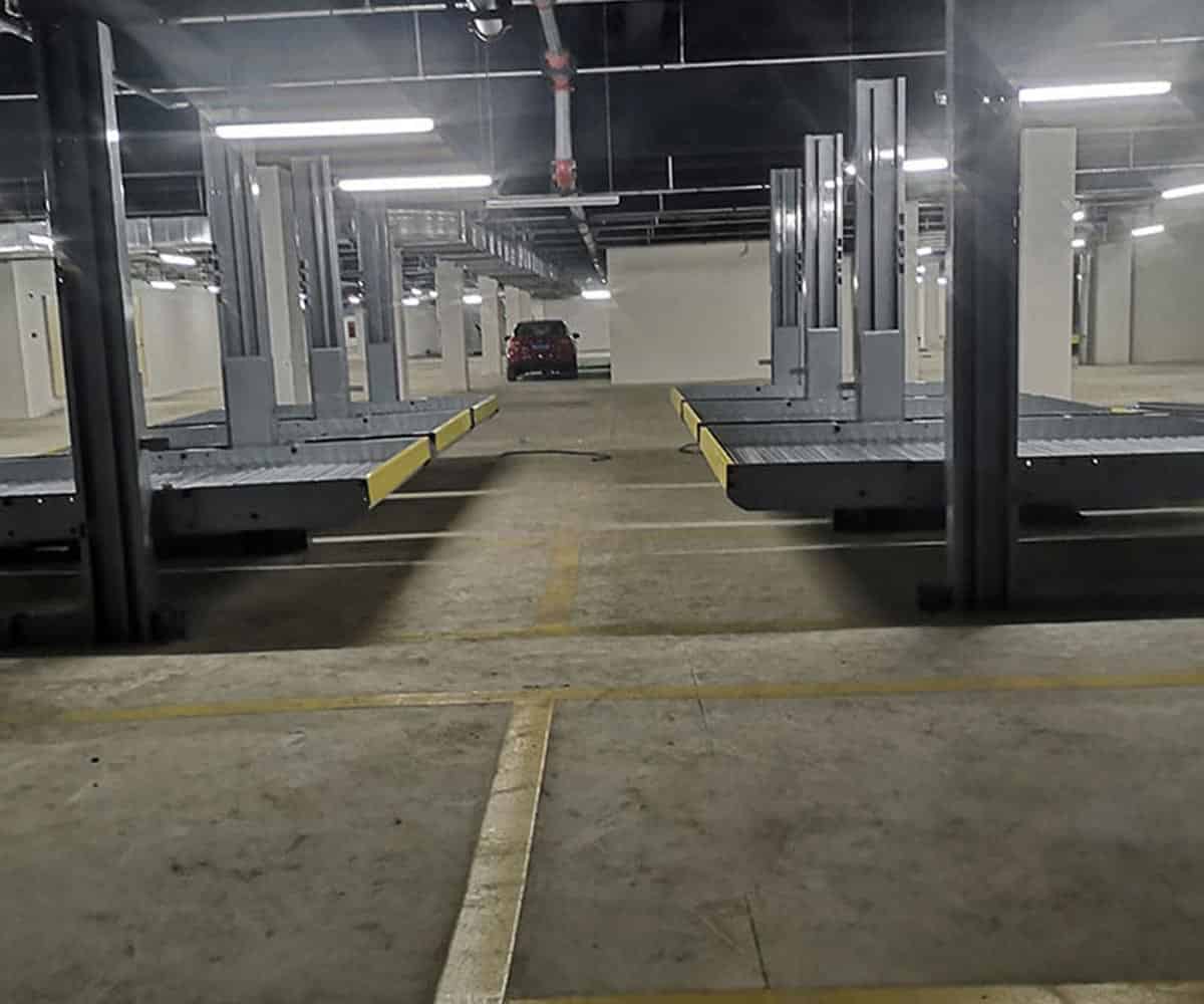 左右橫移機(jī)械式停車(chē)位回收