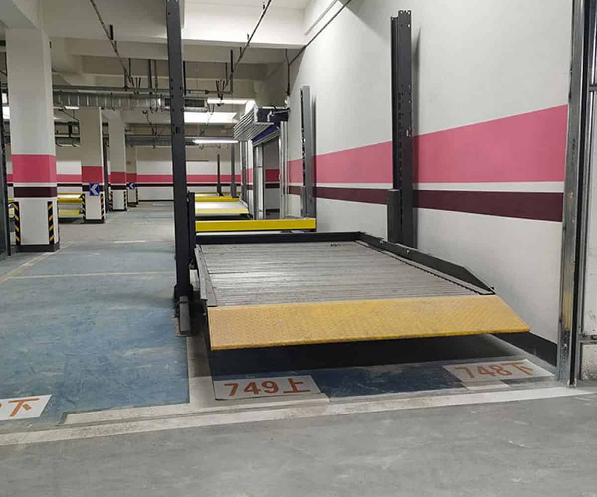 甘肅雙柱升降式機械停車場租用