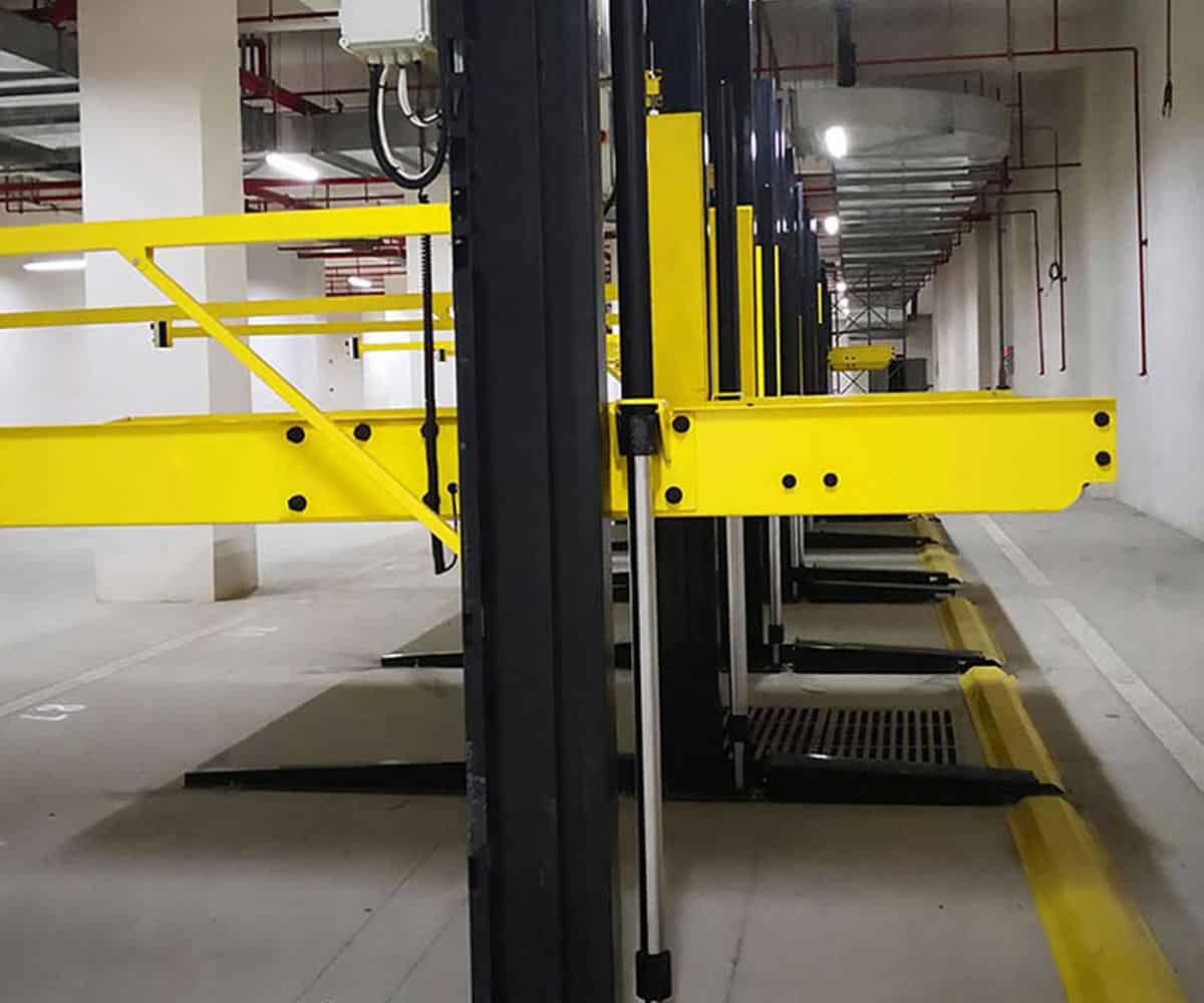 二層升降橫移立體車(chē)庫(kù)停車(chē)設(shè)備拆除