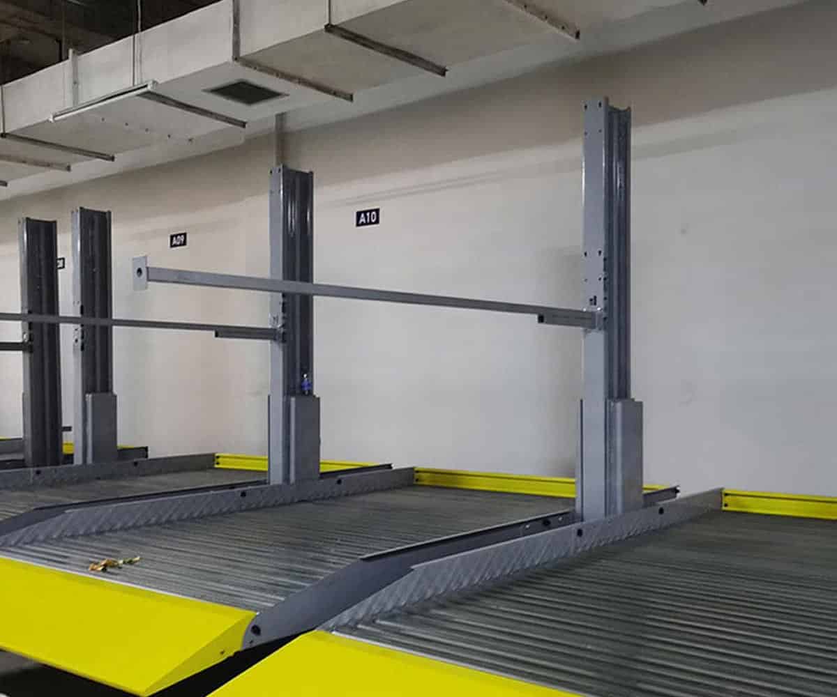 玉屏二層升降機械式停車設(shè)備拆除