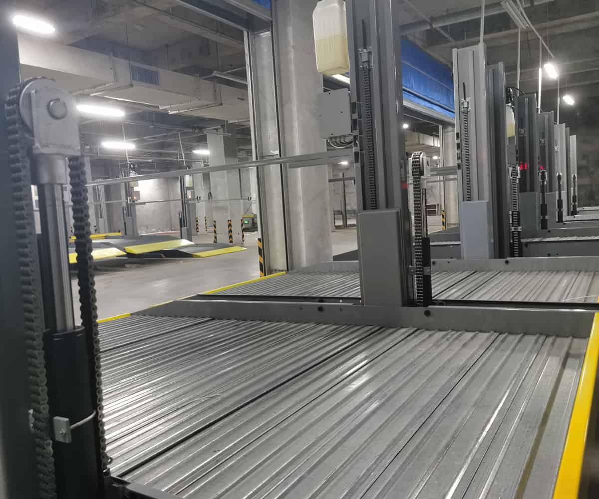 廣西兩柱簡(jiǎn)易類機(jī)械立體停車設(shè)備拆除