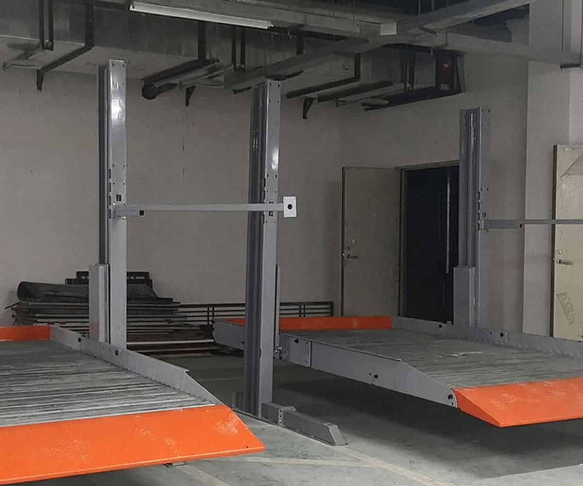 平塘兩柱機械立體車庫改造