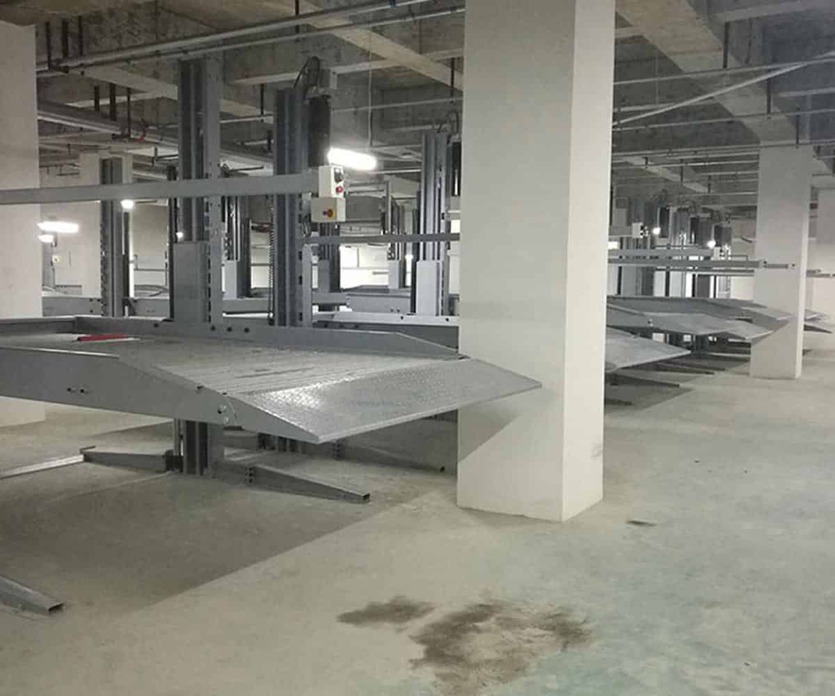 甘肅雙層升降橫移式立體車庫安裝