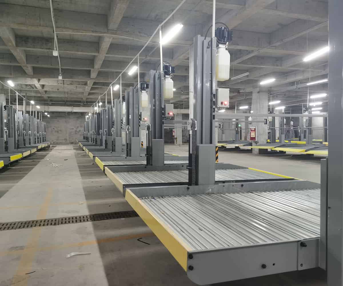 左右橫移機(jī)械立體車庫拆除