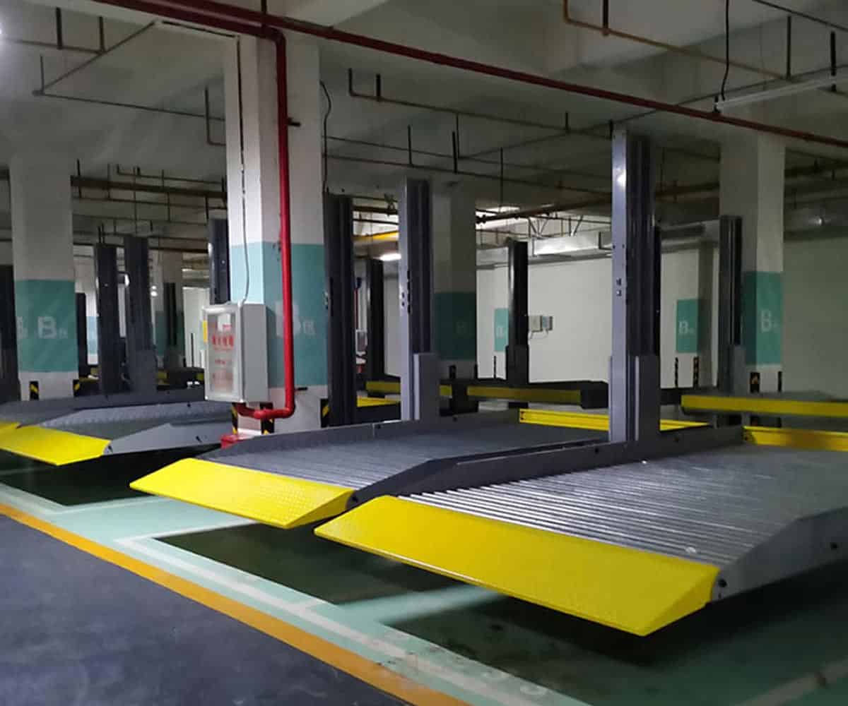 赫章兩層升降式機械停車設(shè)備安裝