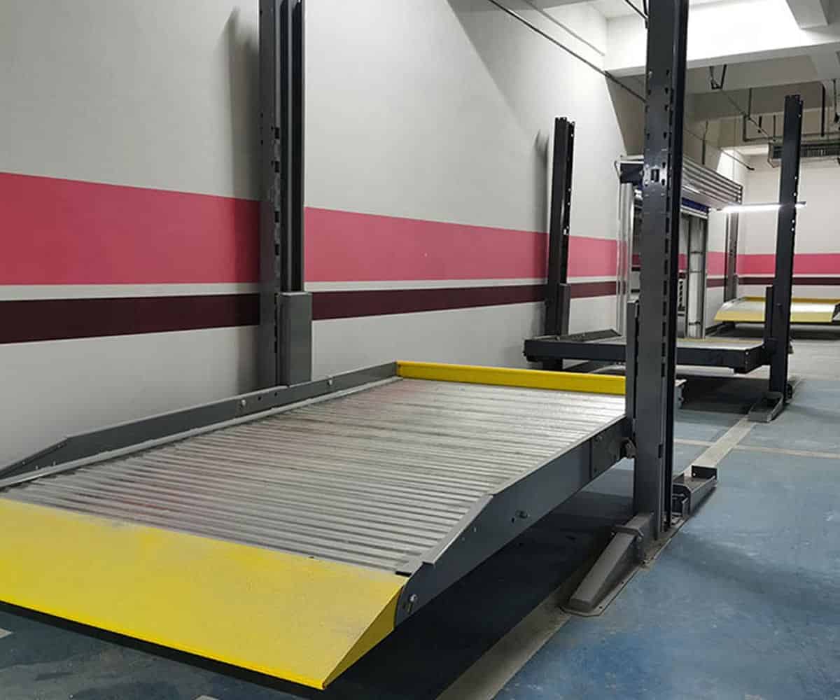 荔波四柱升降式機(jī)械停車場(chǎng)改造