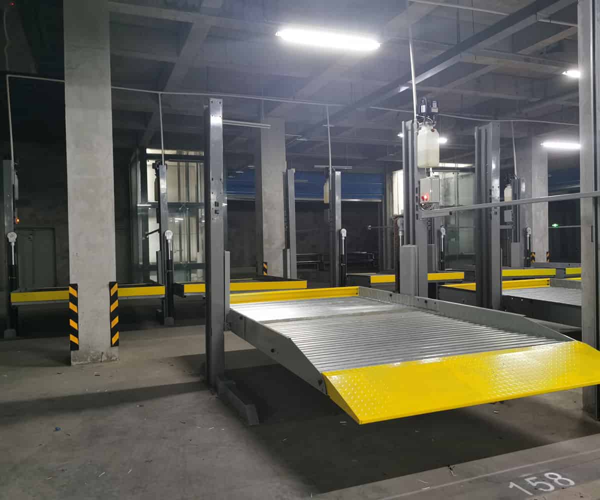 岑鞏二層簡易升降類機(jī)械停車庫安裝