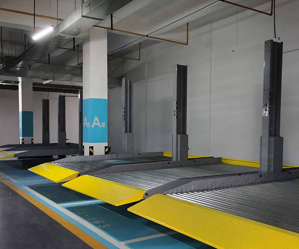 安順上下機械立體停車設備改造