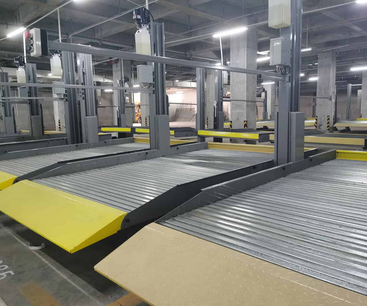 兩柱升降式機(jī)械立體車庫二手