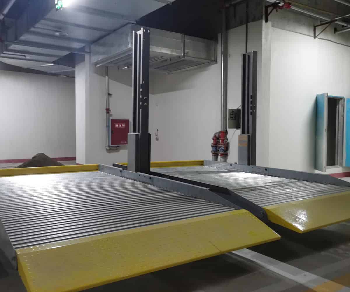 安龍PSH左右橫移立體停車場拆除