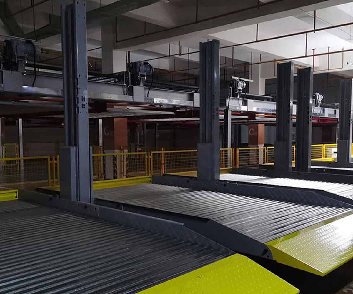 望謨二層升降平移機械車位改造