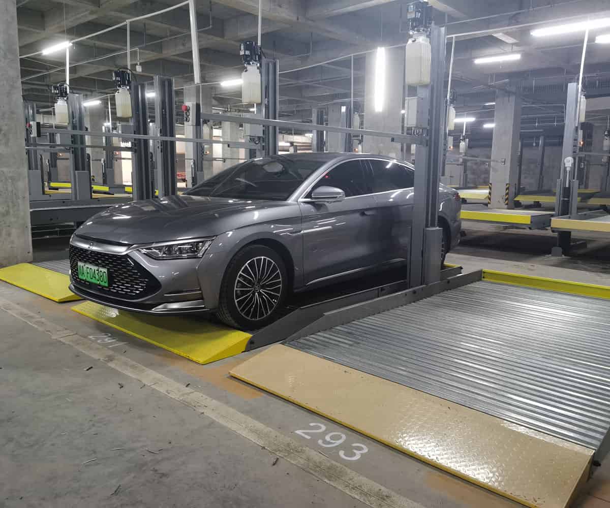 開陽地下室兩層簡易式機械式立體車庫