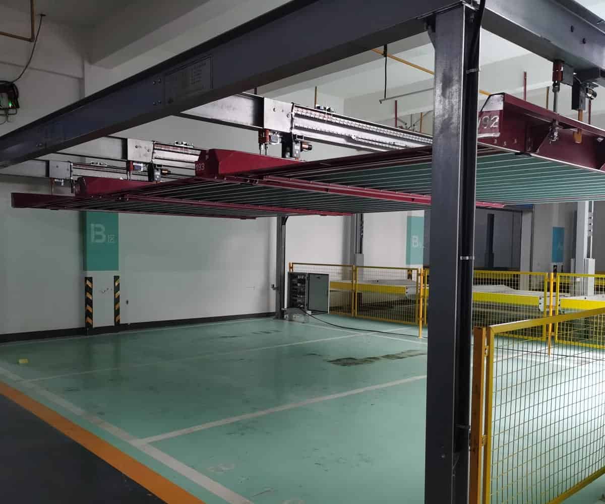 地下室兩層簡易升降機械式立體停車設備