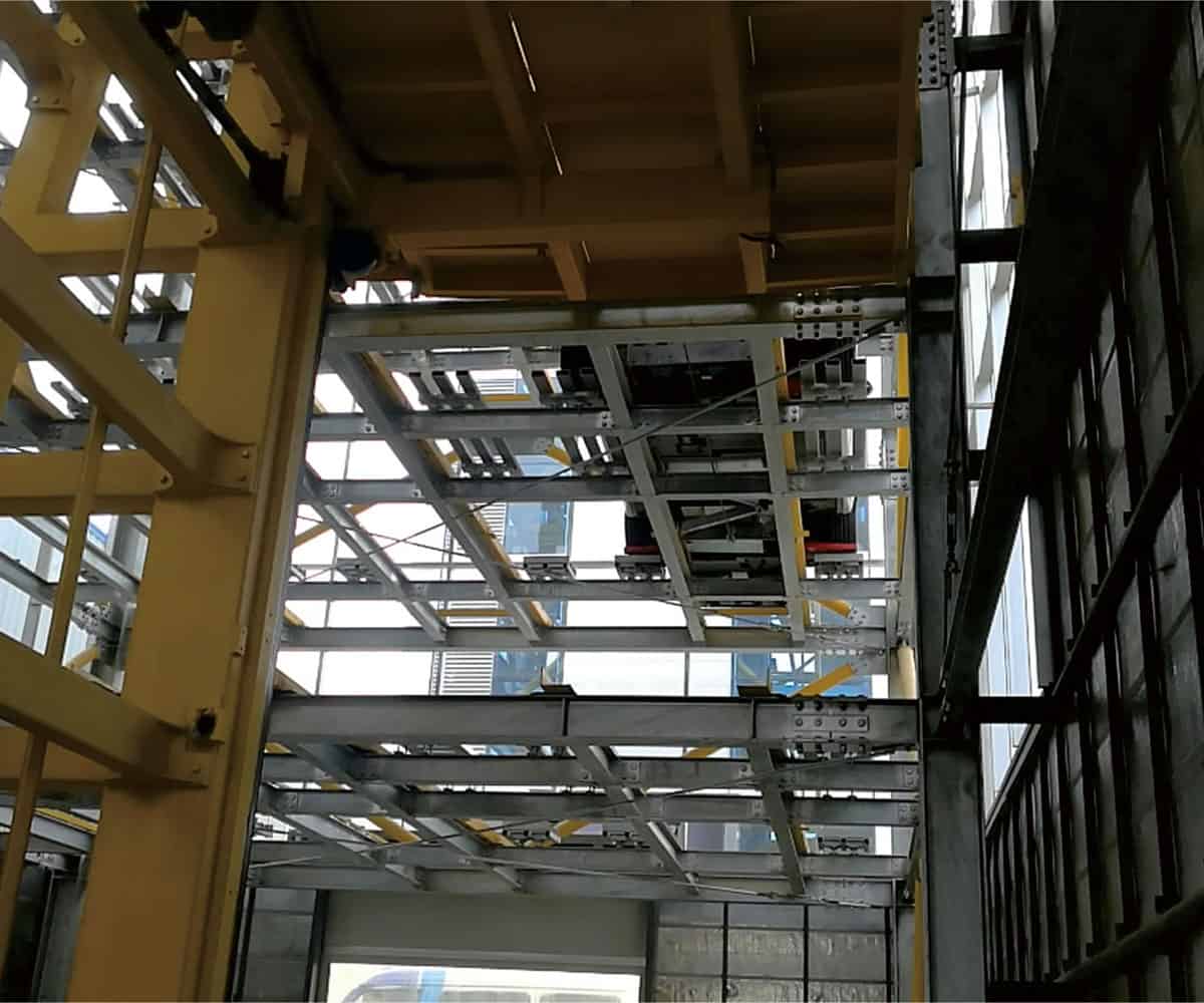 高層平面移動式機(jī)械停車庫