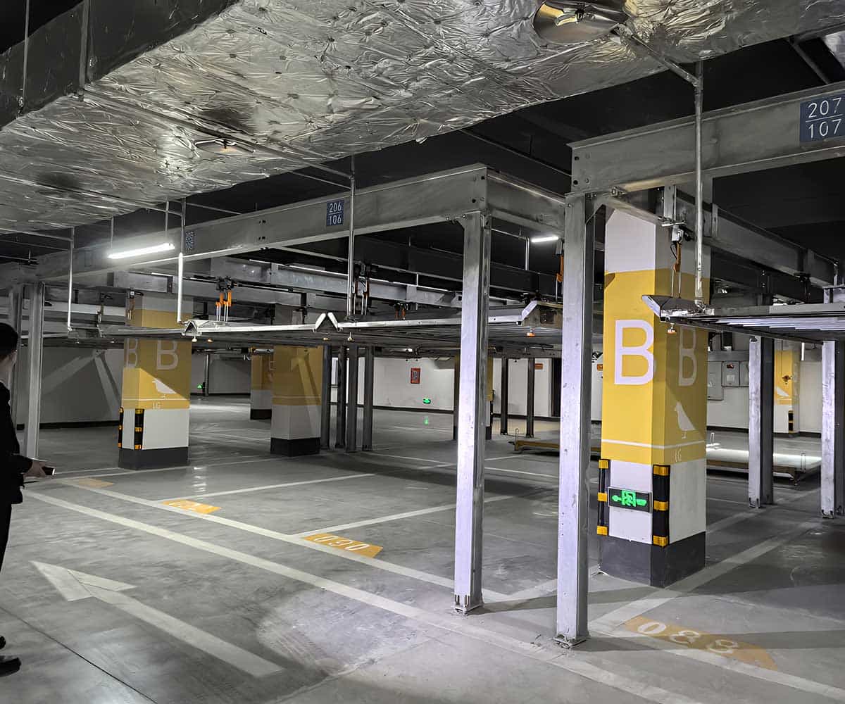 三層立體停車設(shè)備的使用效果和安全性