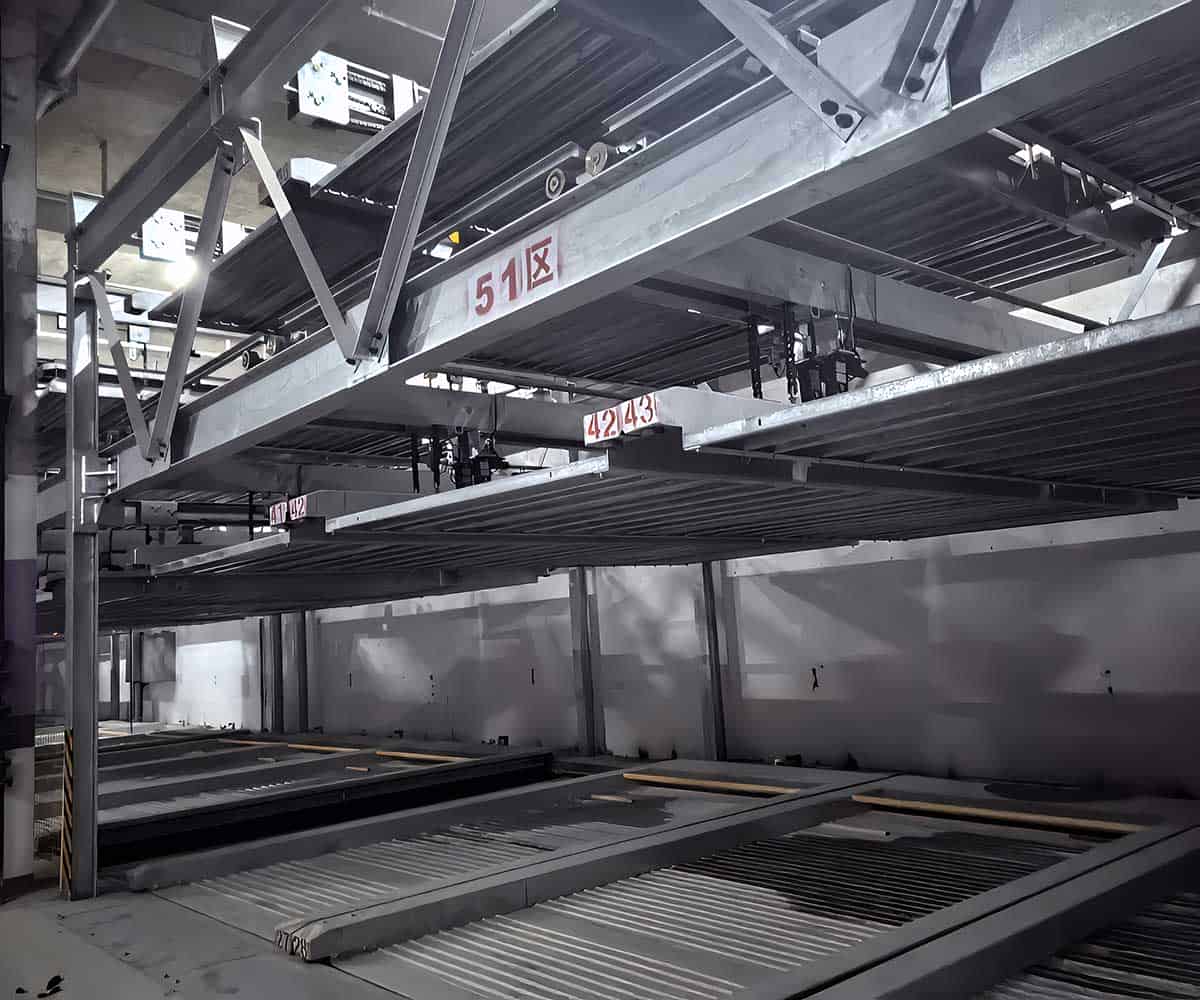 興仁升降式機械立體車庫長期租賃安裝施工